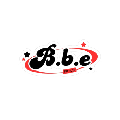 Trendy Kiss-Cut Stickers - B.b.e Design for Personalizing Laptops & More